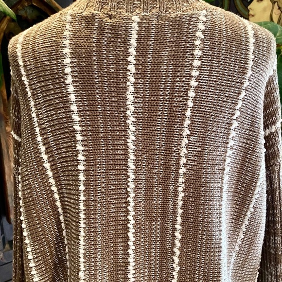 Macy’s boho texture fringe tunic oversized sweater - Picture 9 of 14